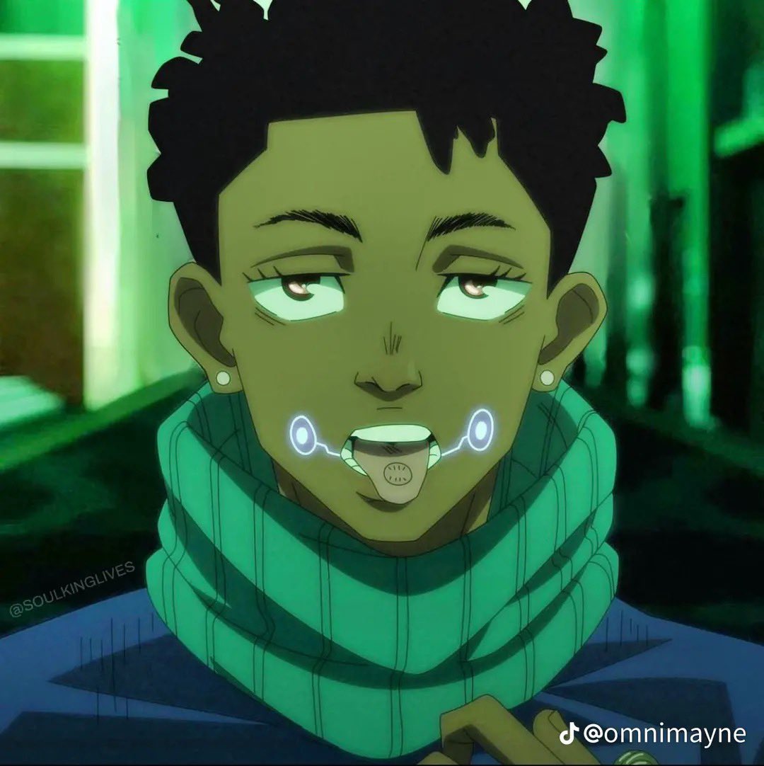 black anime characters