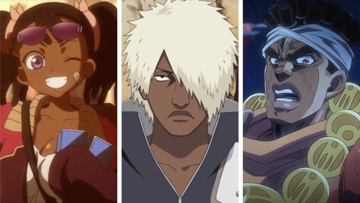 black anime characters